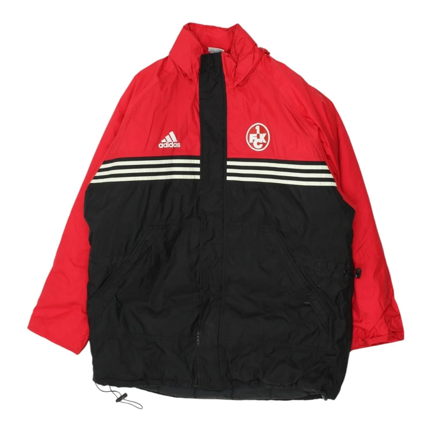 1. FC Kaiserslautern Adidas Mens Padded Jacket | Vintage 90s Football Sportswear