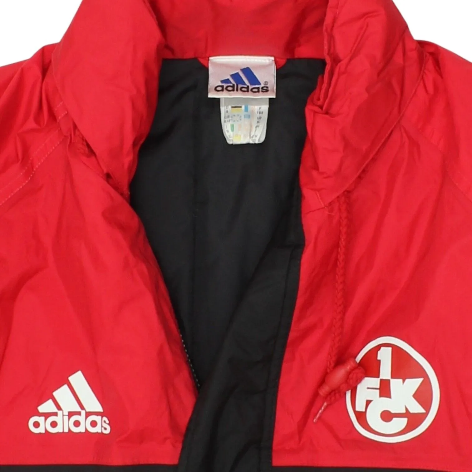 1. FC Kaiserslautern Adidas Mens Padded Jacket | Vintage 90s Football Sportswear