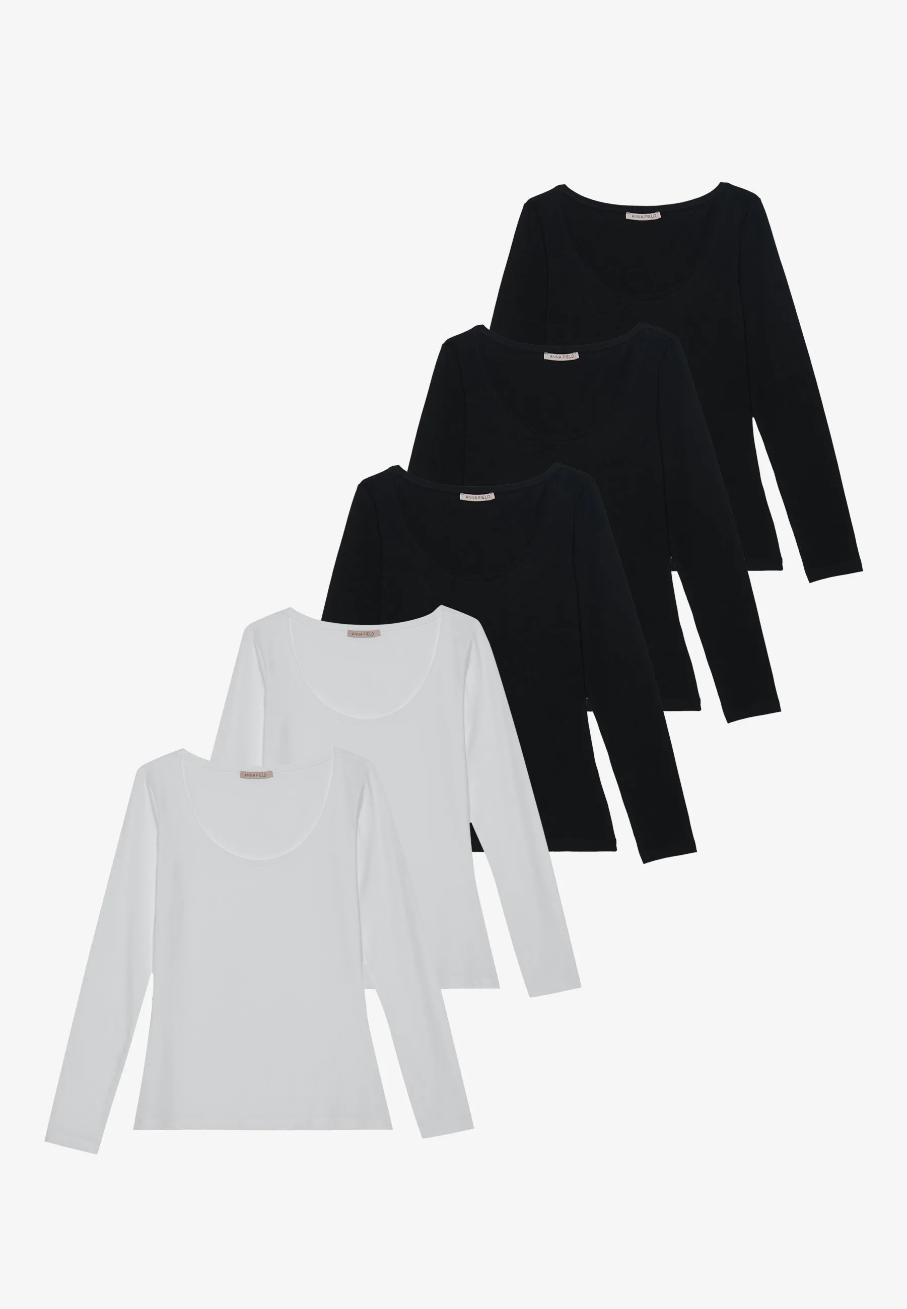 5 PACK - Maglietta a manica lunga