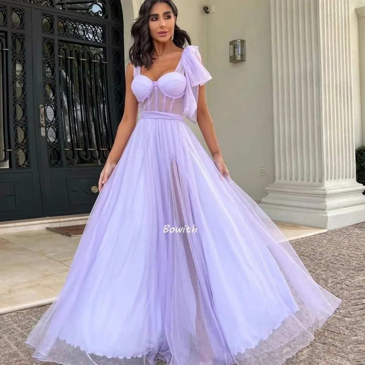 Abiti da festa da sera blu cielo Abito da festa monospalla Abito formale per donna Elegante abito da festa di Natale Robe De Soi