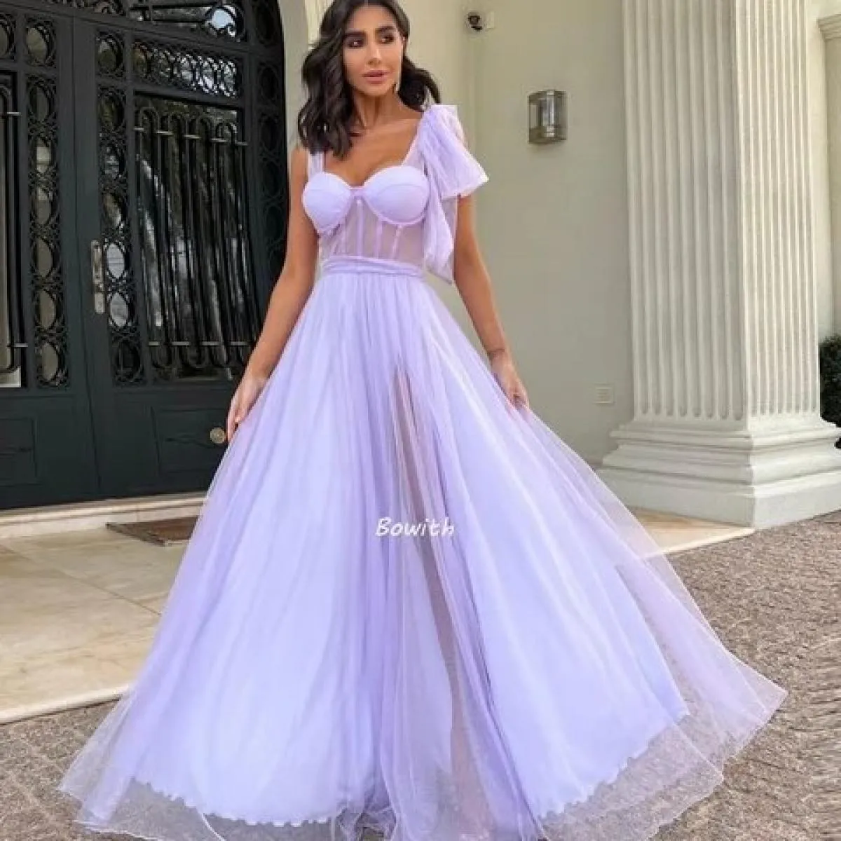 Abiti da festa da sera blu cielo Abito da festa monospalla Abito formale per donna Elegante abito da festa di Natale Robe De Soi