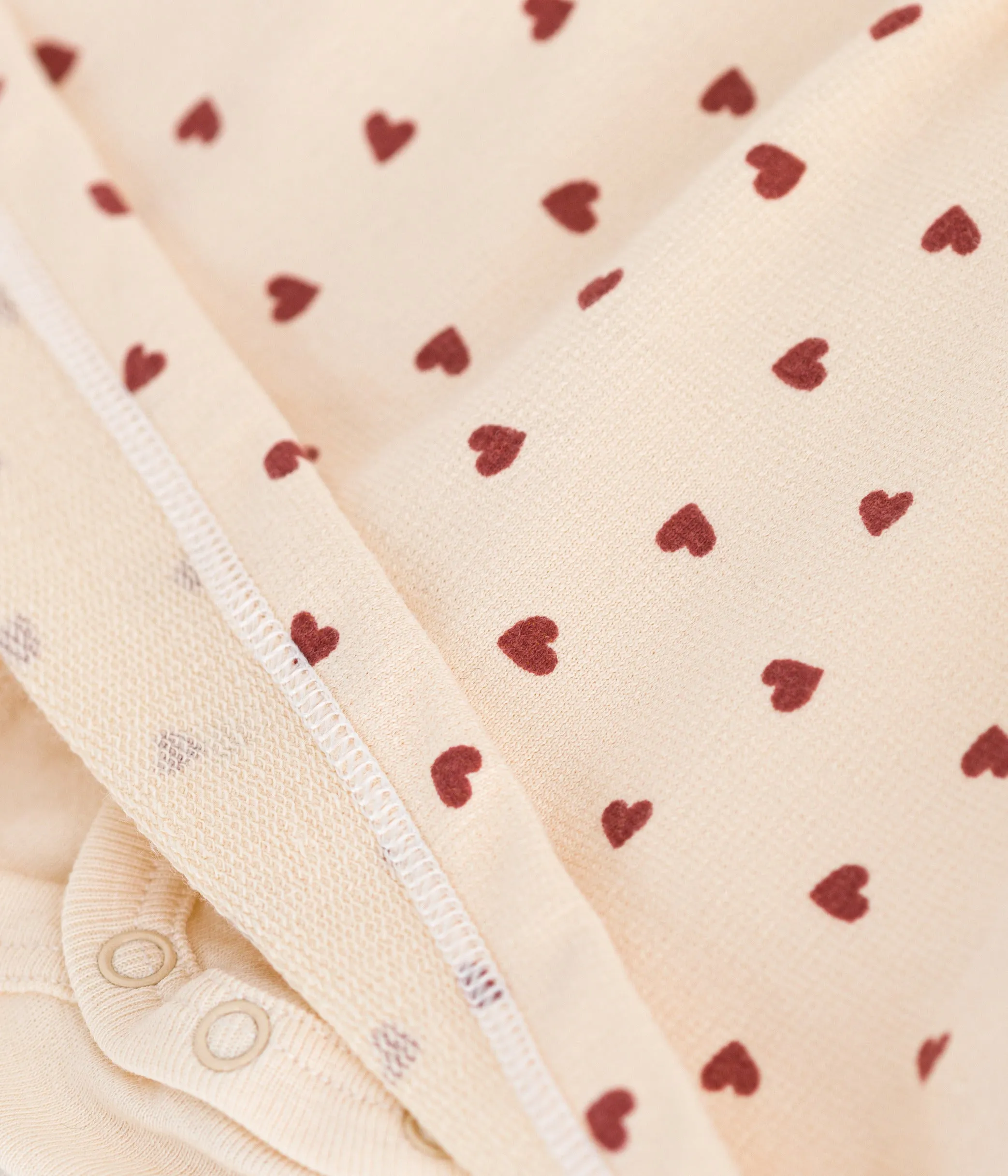 ABITO A CUORI BEB FELPATO LEGGERO CON BODY