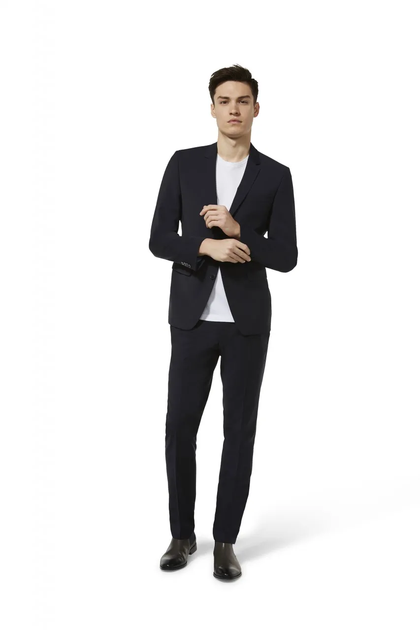 Abito con gilet digel lana bi-stretch extra slim fit