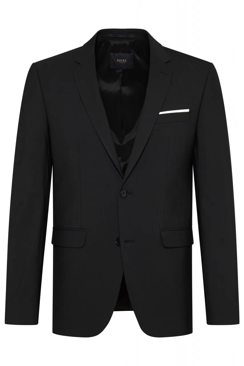Abito con gilet digel lana bi-stretch extra slim fit