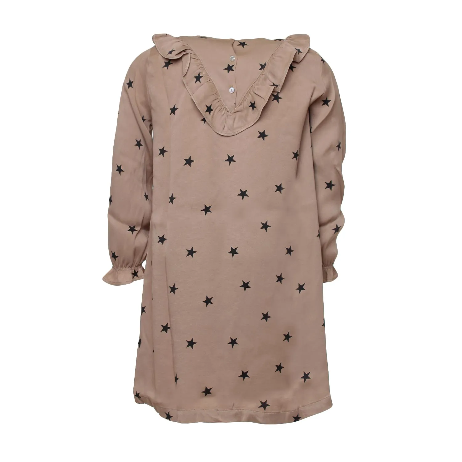 Abito Rosa Con Stelle Baby