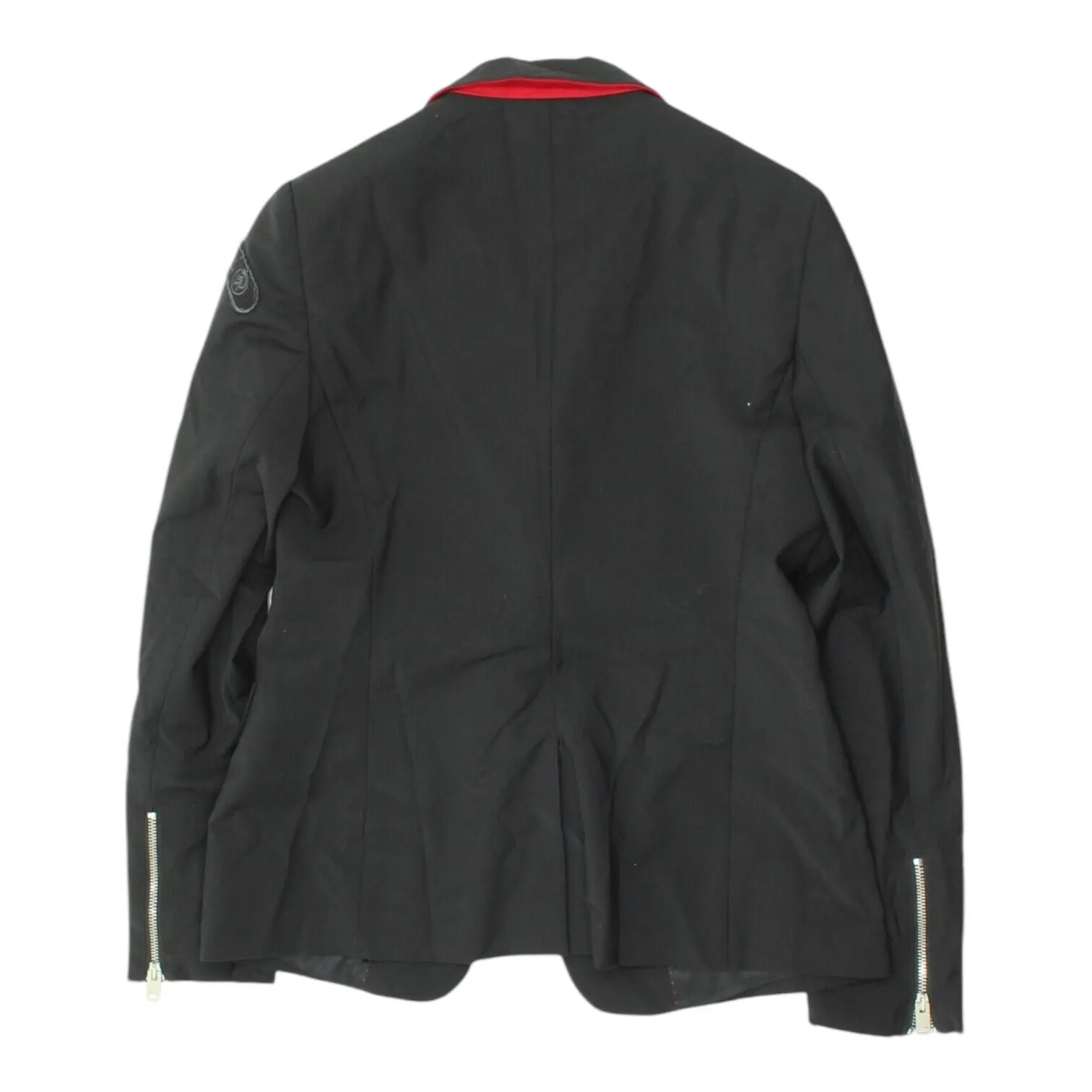 AC Milan x Diesel Womens Black Blazer Jacket | High End Football Designer Suit