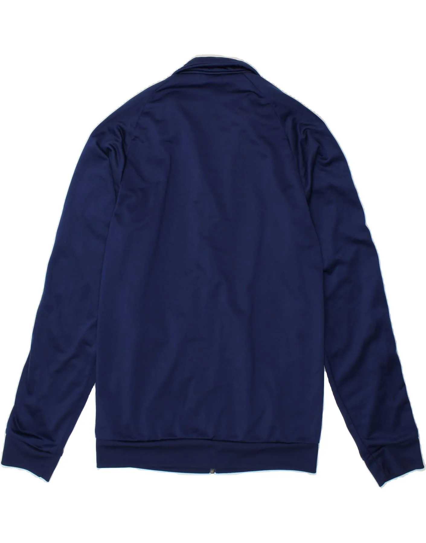 ADIDAS Mens Tracksuit Top Jacket Small Navy Blue Polyester