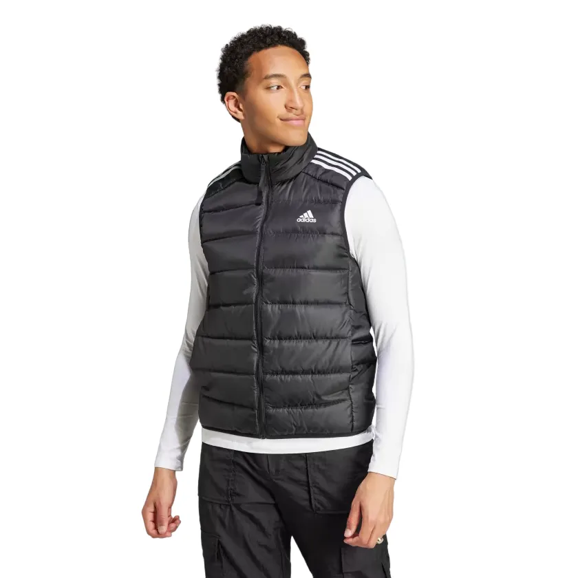 Adidas padded men's 3-stripe vest jacket HZ5728 black