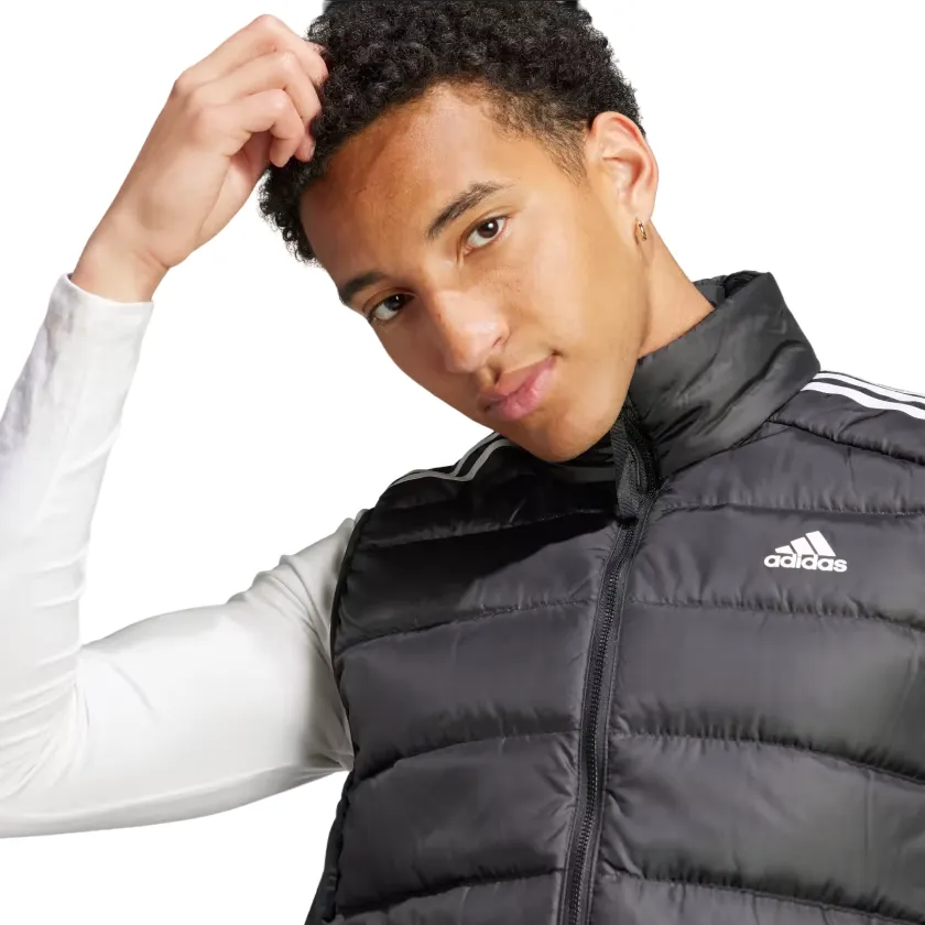 Adidas padded men's 3-stripe vest jacket HZ5728 black
