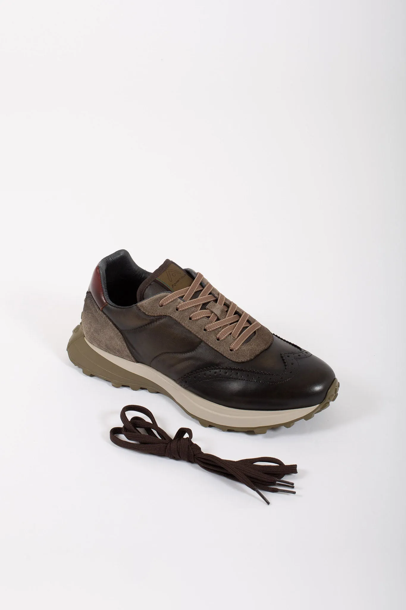 Ambitious Sneakers Riley Marrone Uomo