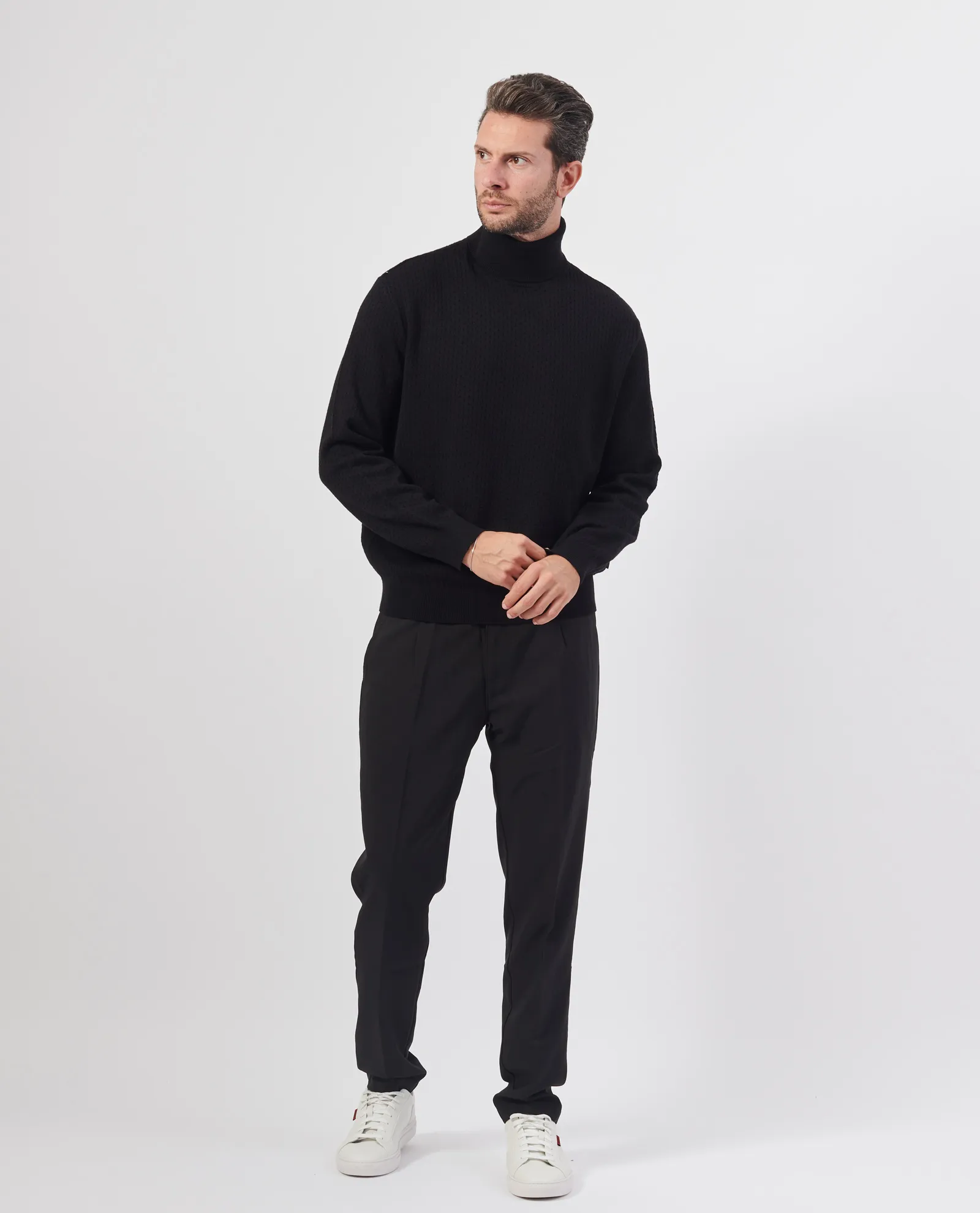 ARMANI EXCHANGE      Maglione a collo alto Armani Exchange in misto viscosa