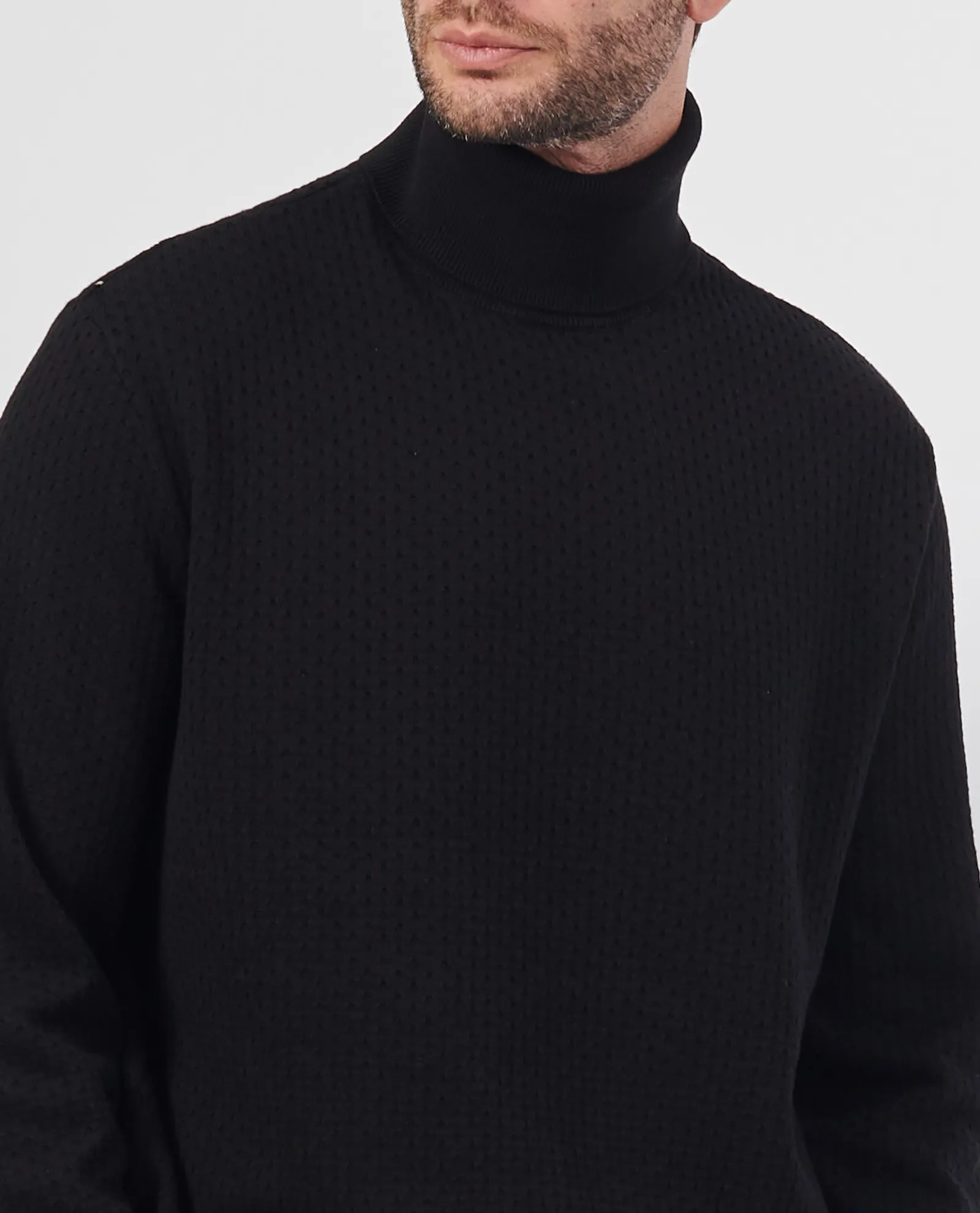 ARMANI EXCHANGE      Maglione a collo alto Armani Exchange in misto viscosa