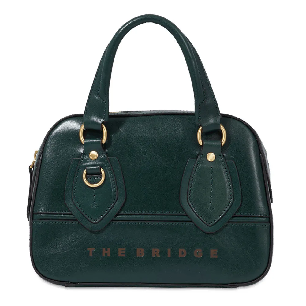 Bauletto Donna THE BRIDGE linea Daphne in Pelle Verde