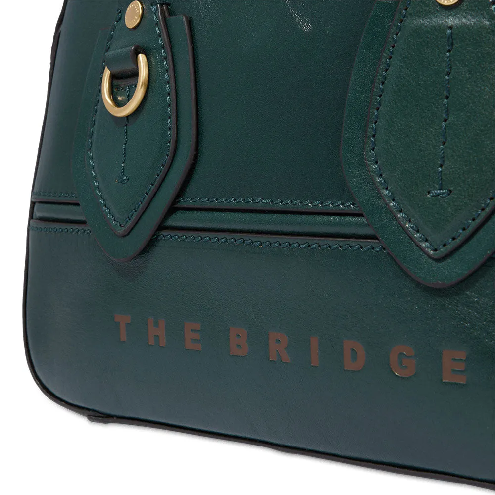 Bauletto Donna THE BRIDGE linea Daphne in Pelle Verde