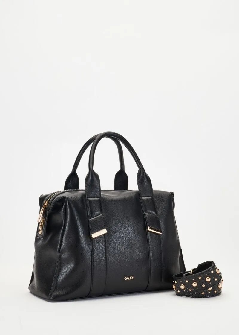 Bauletto effetto pelle