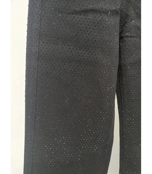 Black-strass denim streight