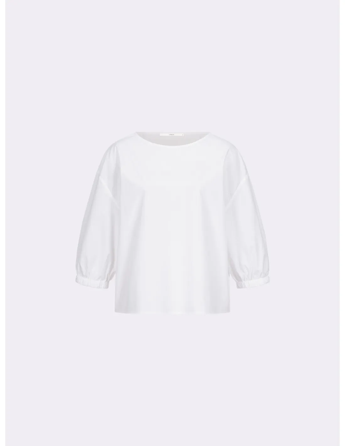 BLUSA IN COTONE BIOLOGICO CON MANICHE A 3/4