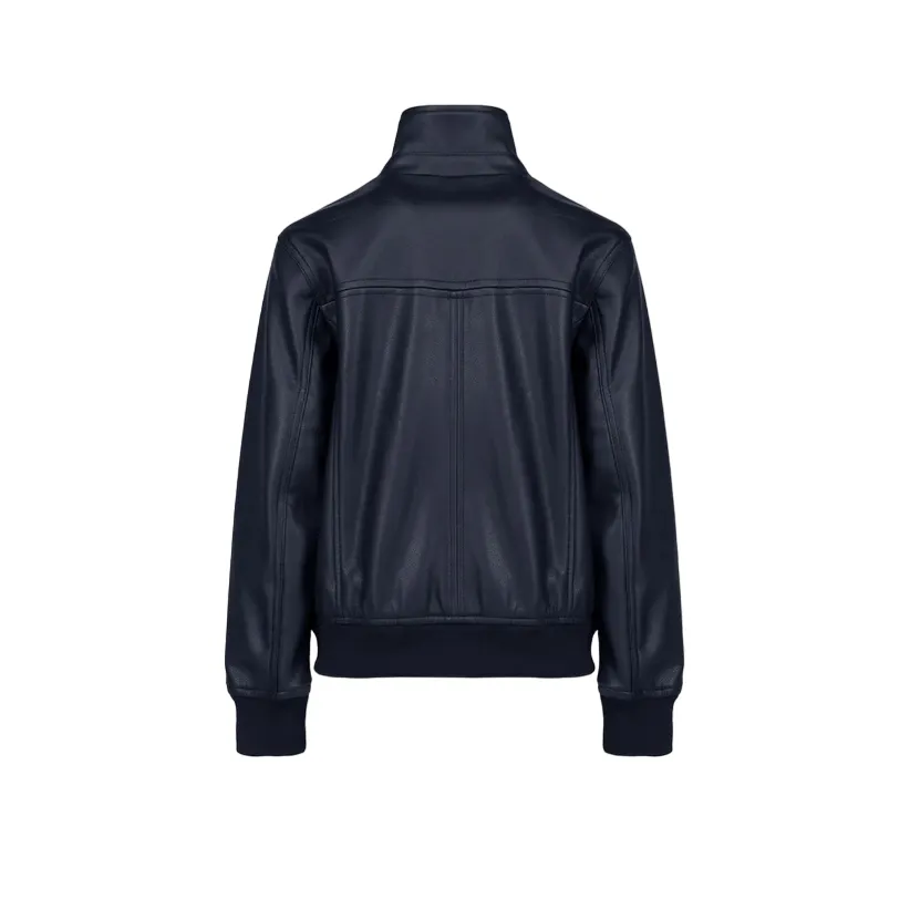Bomboogie boy's faux leather bomber jacket JKKELTPUS4 297 blue