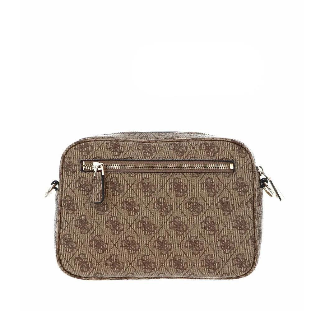 Borsa Donna a Tracolla GUESS Linea Meridian colore Latte Logo