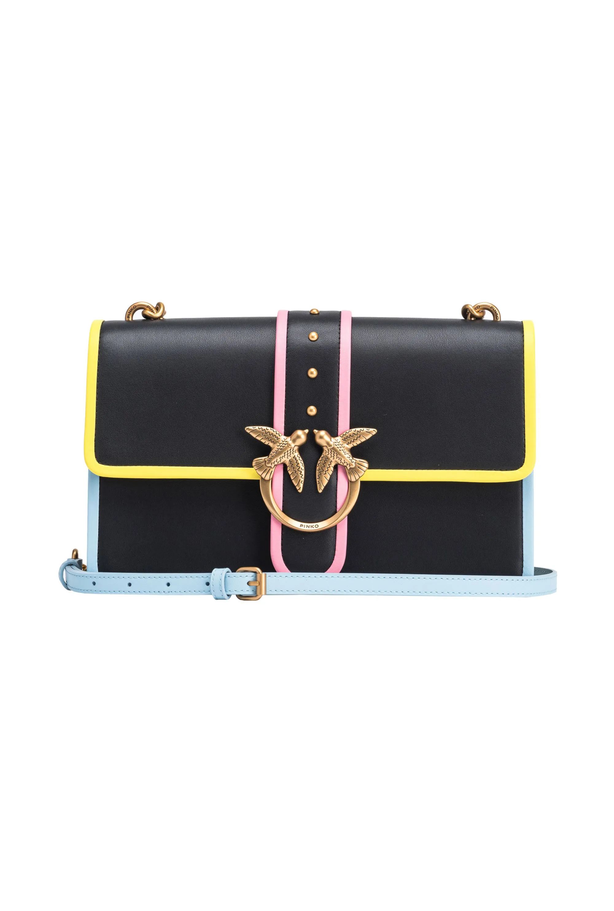 BORSA "LOVE ONE CLASSIC CL" NERA IN PELLE