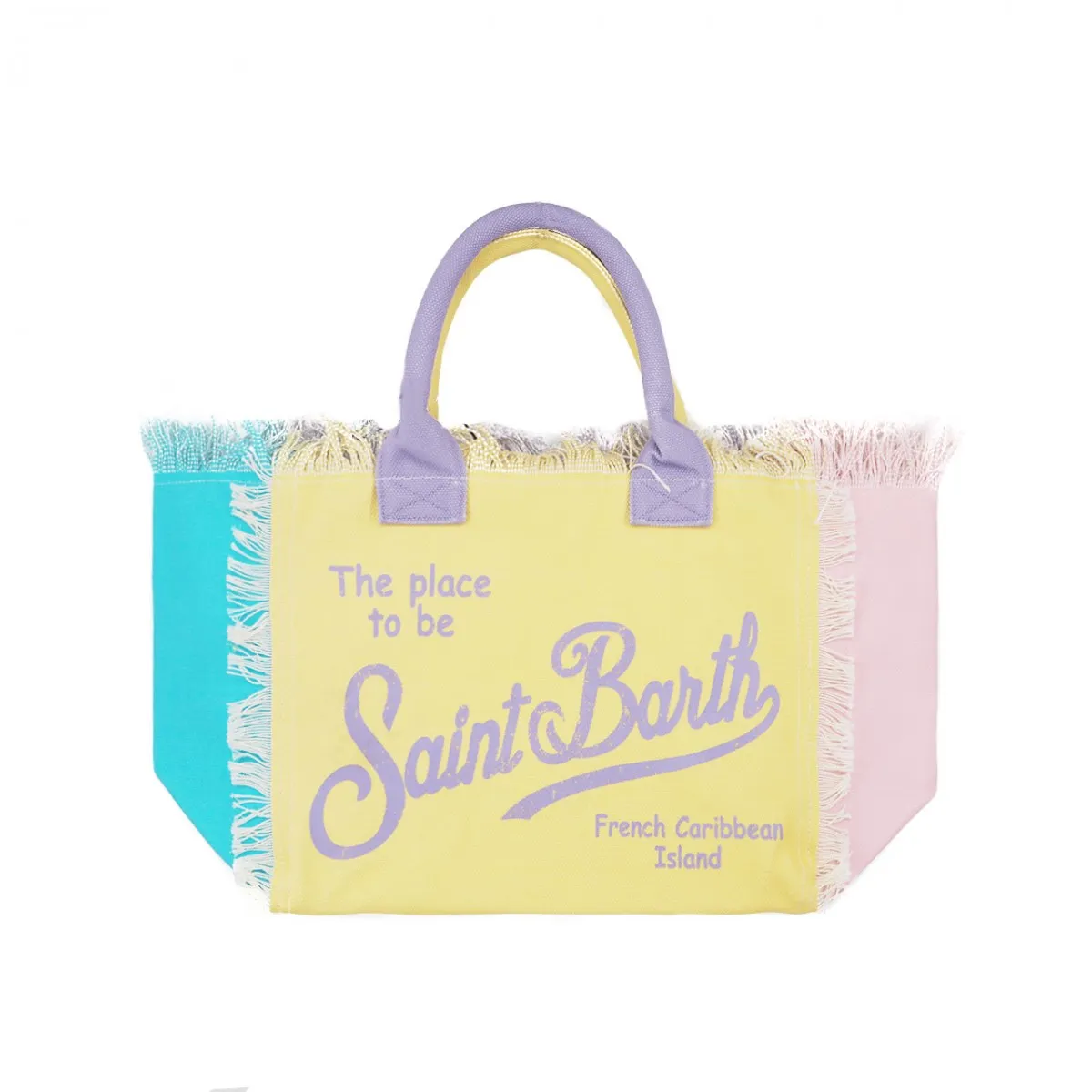 Borsa Vanity In Canvas Pastello, Multi