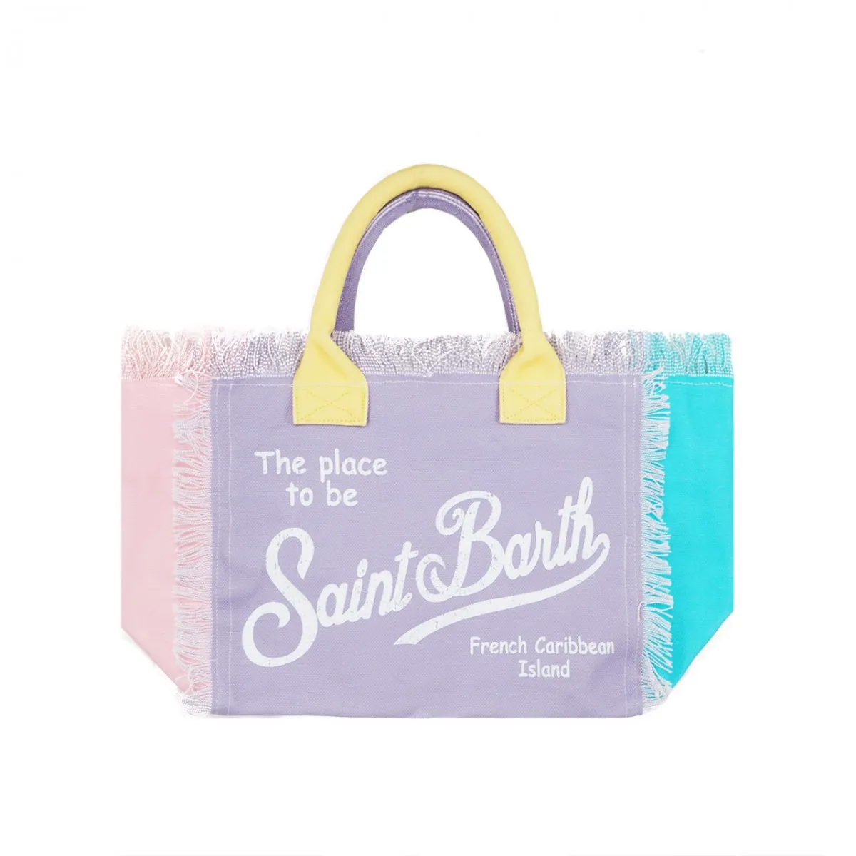 Borsa Vanity In Canvas Pastello, Multi
