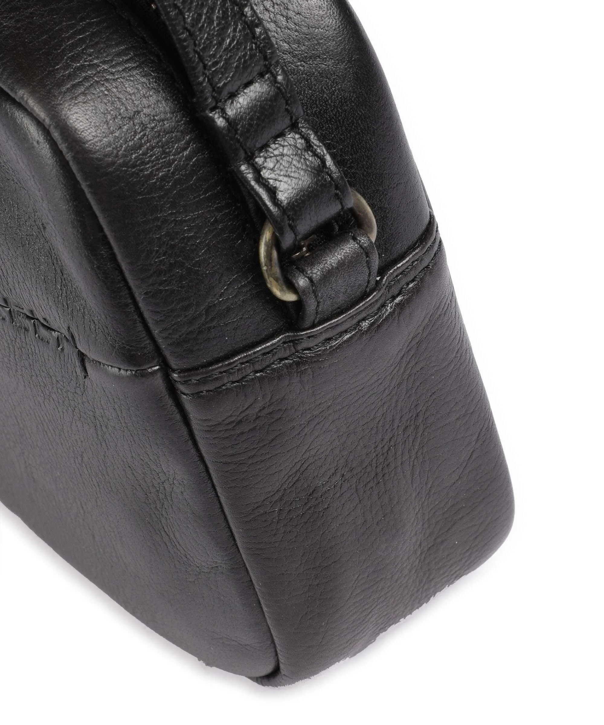  Burkely Natural Norah Borsa a tracolla pelle di vacchetta grana nero  