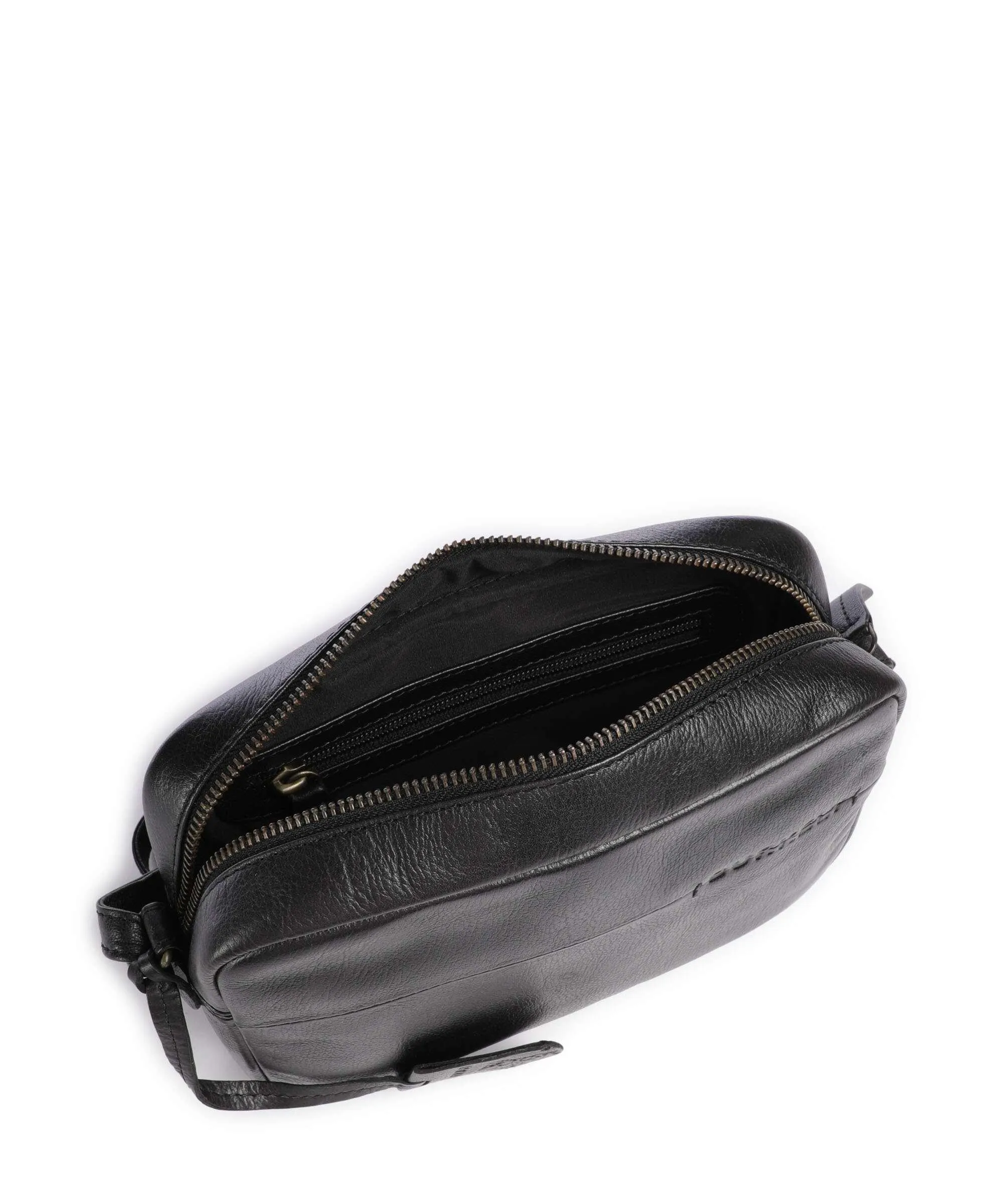  Burkely Natural Norah Borsa a tracolla pelle di vacchetta grana nero  