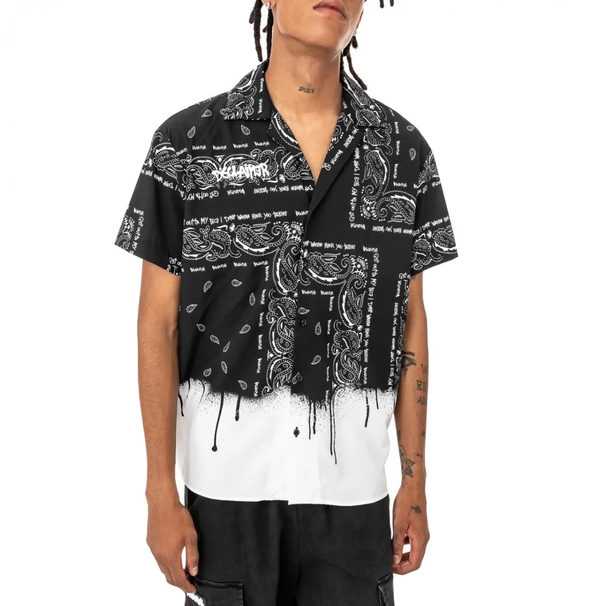 Camicia A Manica Corta Paisley