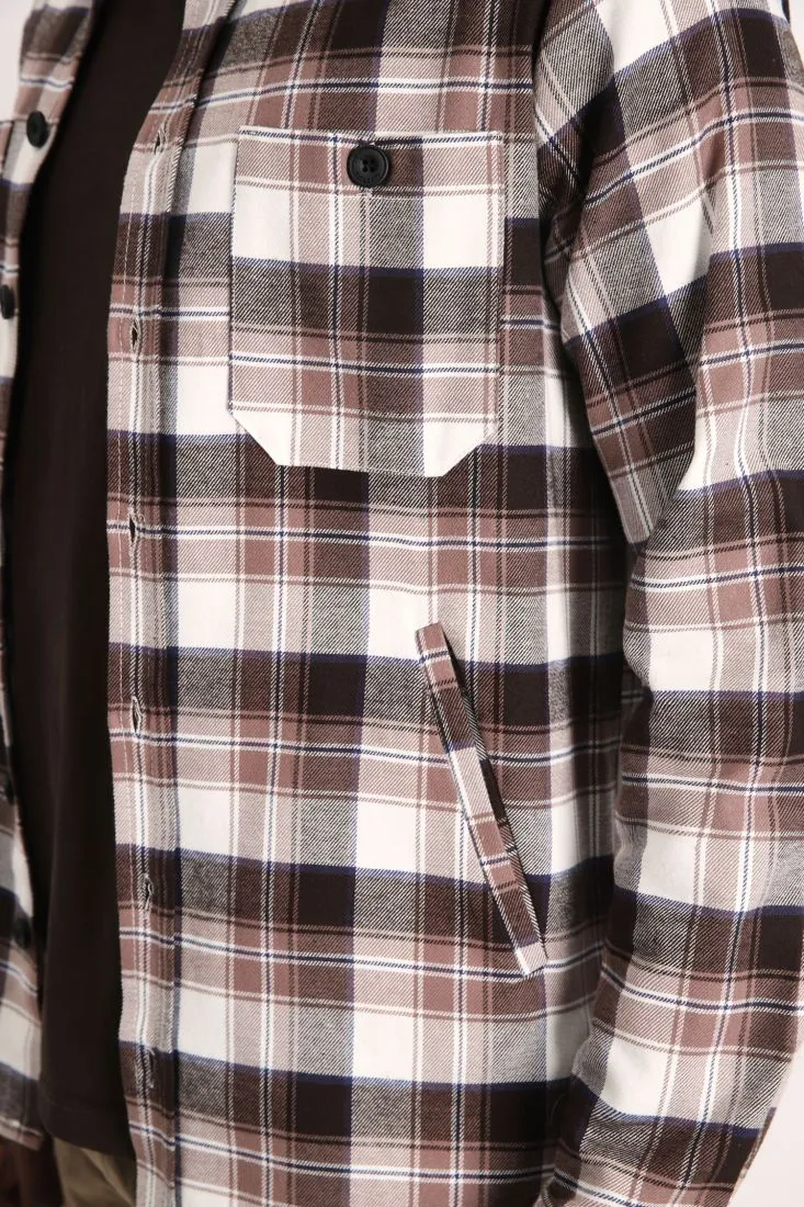 Camicia a quadri con taschini