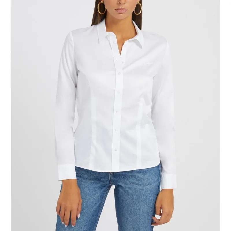 CAMICIA CATE A MANICHE LUNGHE DA DONNA GUESS