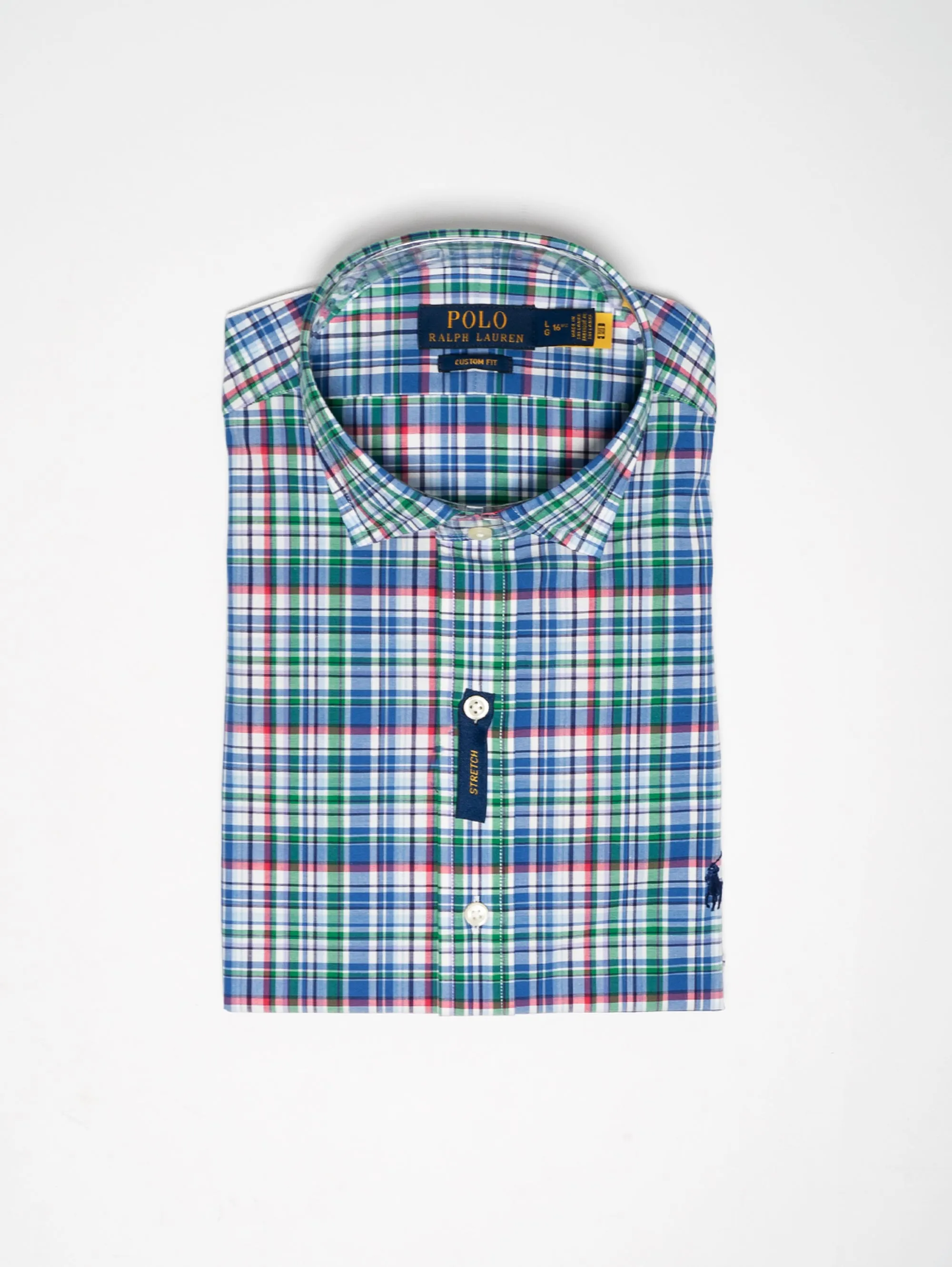 Camicia Check Royal/Berry Multi