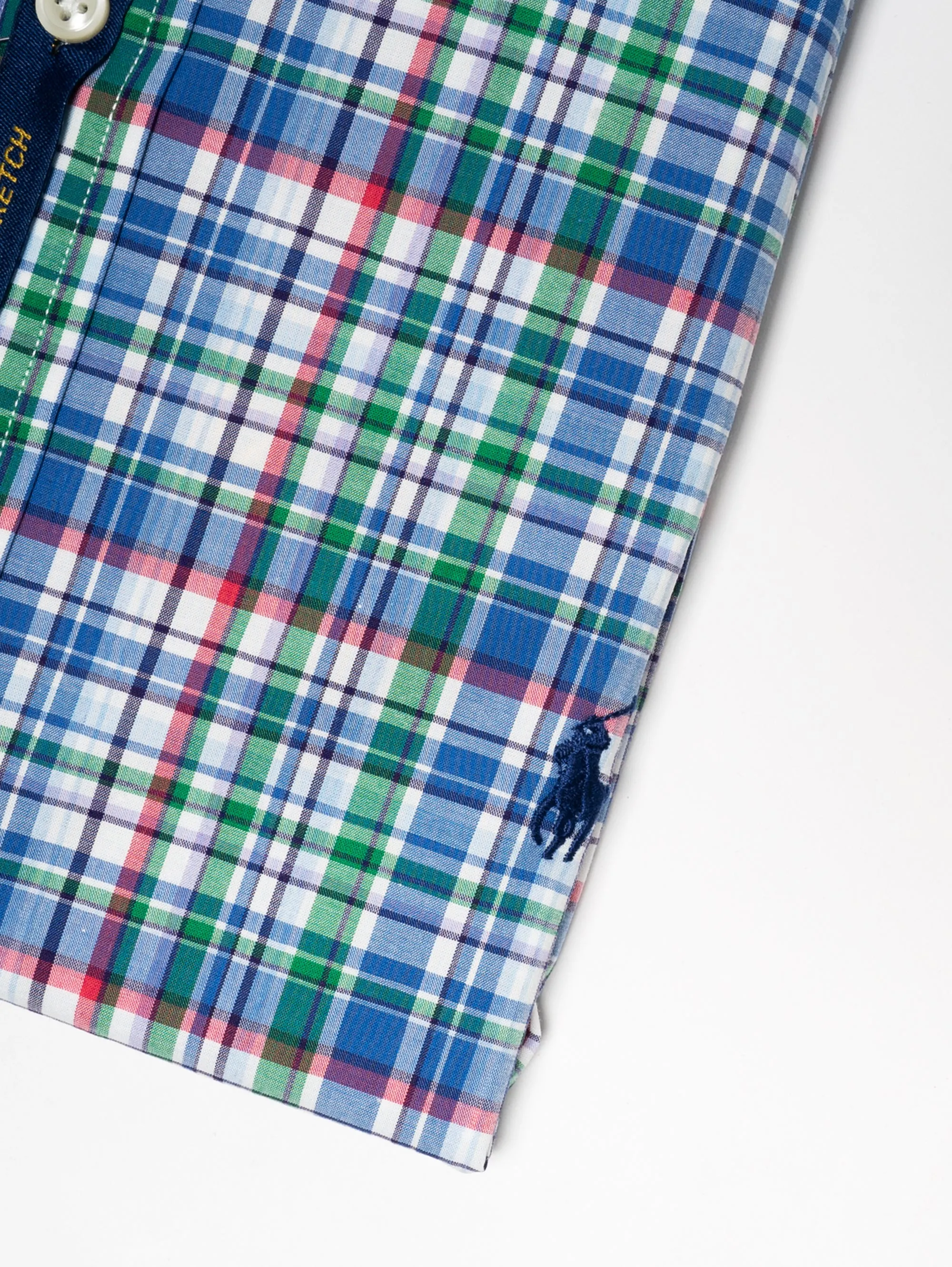 Camicia Check Royal/Berry Multi