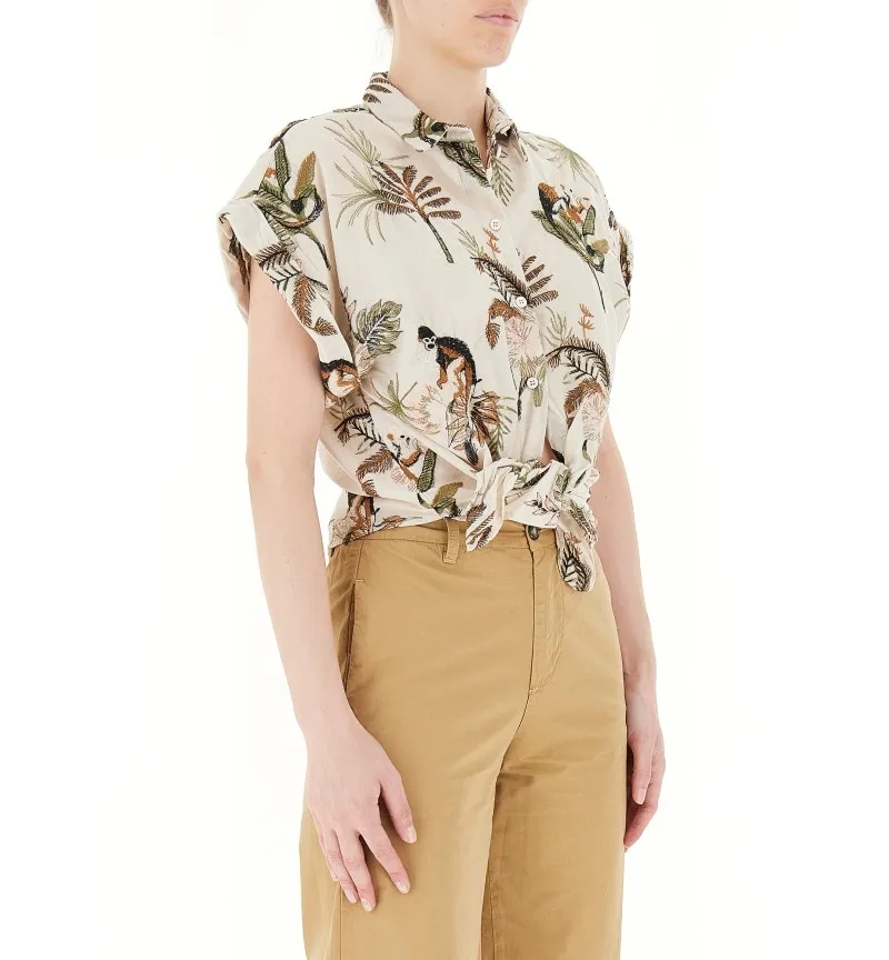 Camicia con ricami