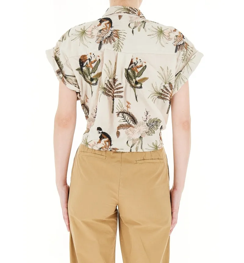 Camicia con ricami