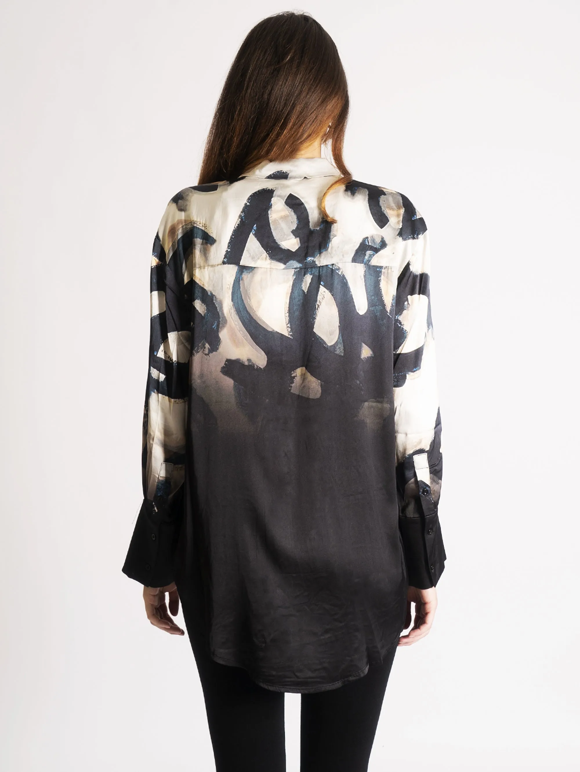 Camicia con Stampa Nero