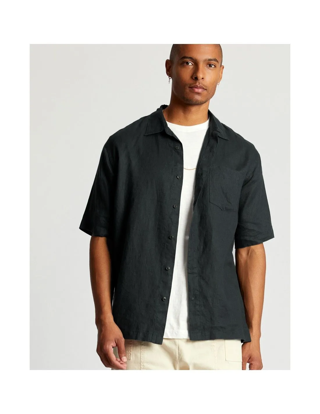 CAMICIA IN 100% LINO "SEB"