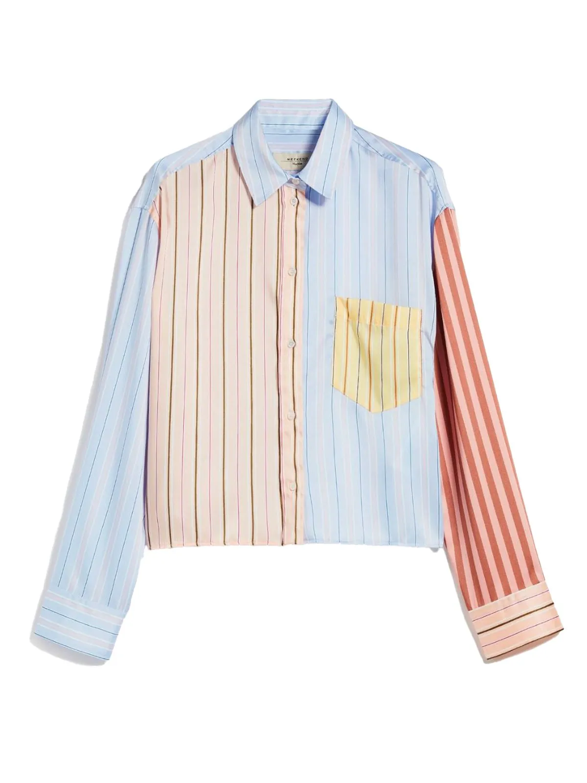 Camicia Suez twill righe cielo