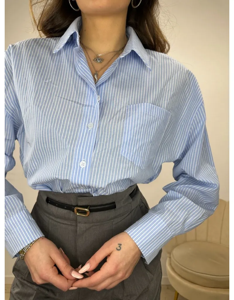 CAMICIA SUSY AZZURRA