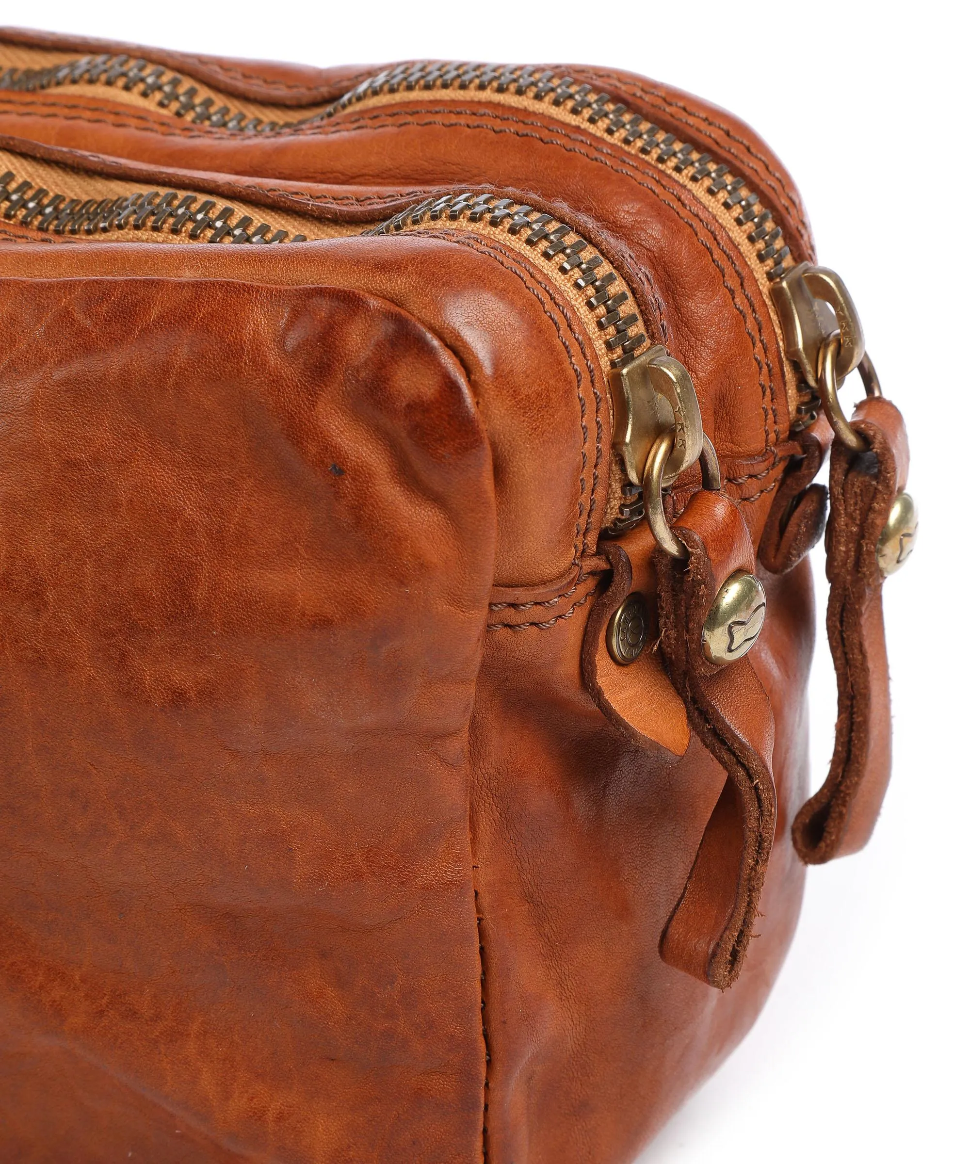  Campomaggi Borsa da toilette cognac 26 cm  