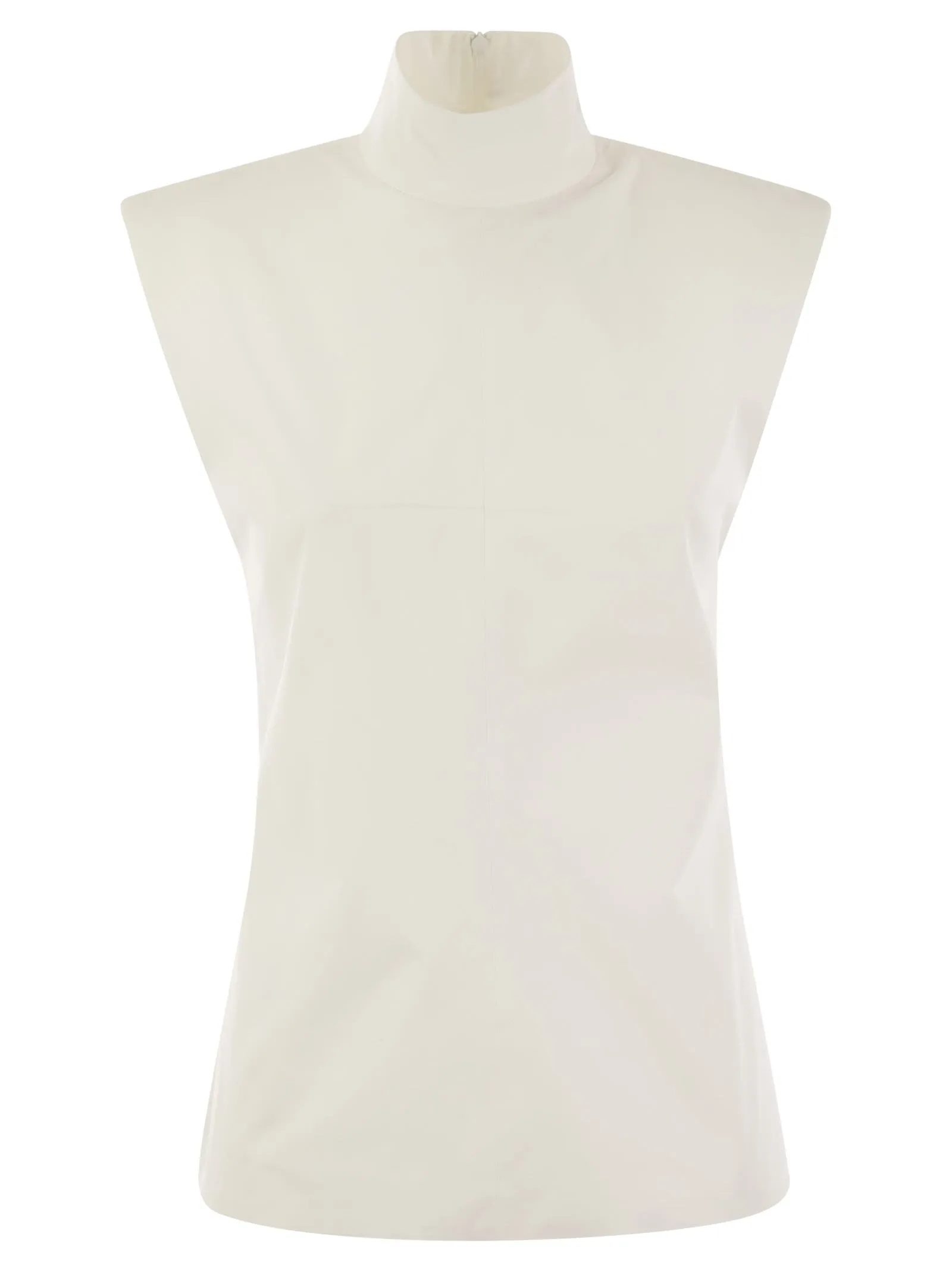 CANNETI – Sleeveless turtleneck top