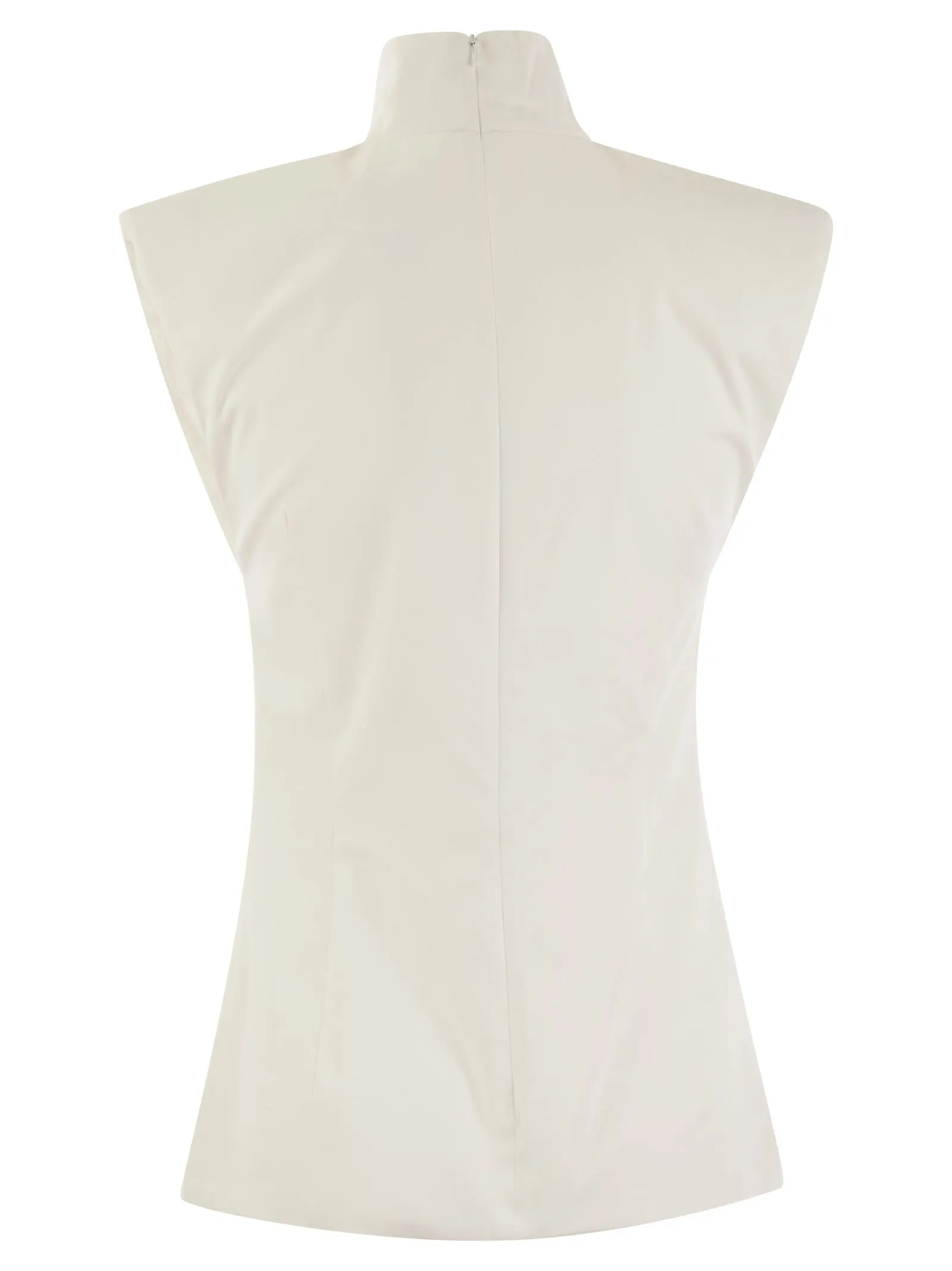 CANNETI – Sleeveless turtleneck top
