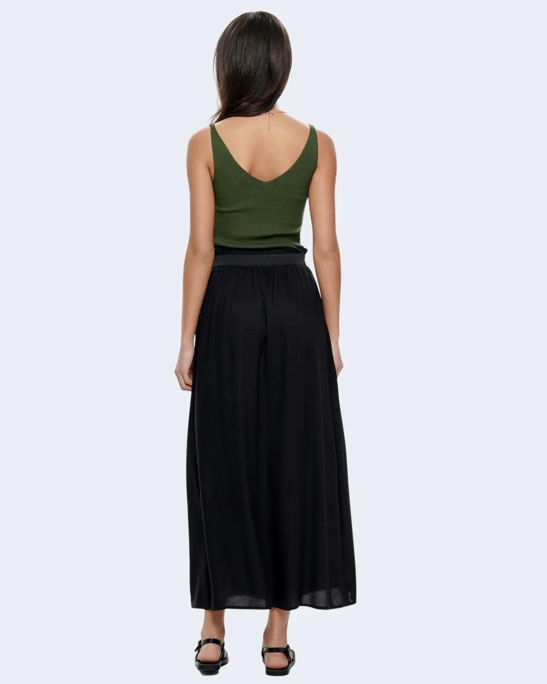 Canotta Jacqueline De Yong JDYNANNA S/L TOP KNT NOOS Verde Oliva