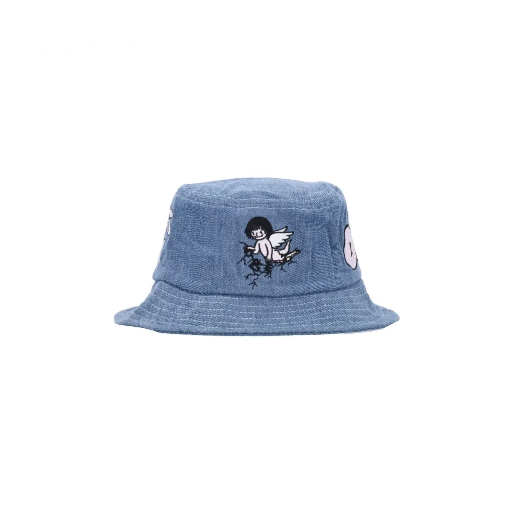 cappello da pescatore uomo bulna bucket hat LIGHT INDIGO