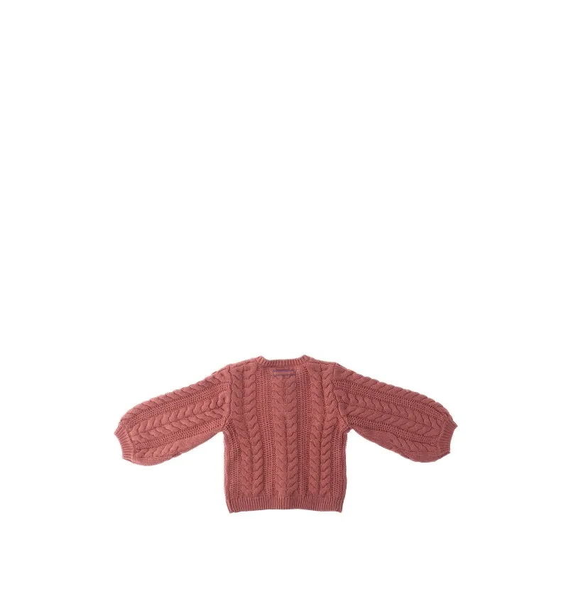 Cardigan a trecce