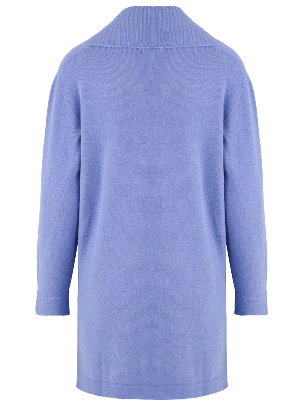 Cardigan Donna azzurro con tasche