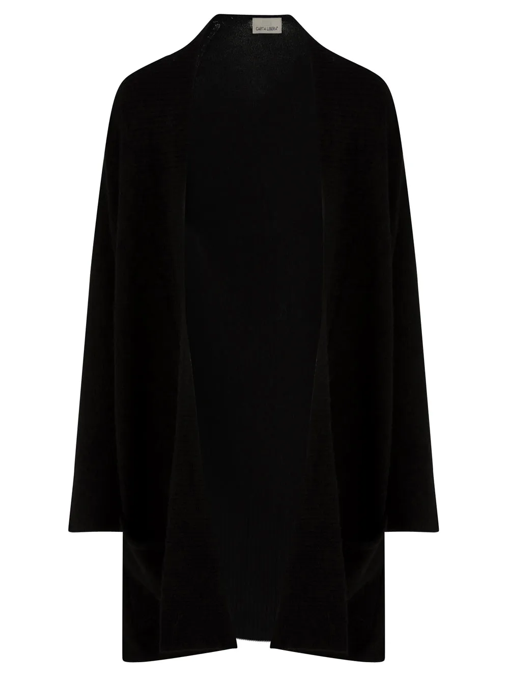 Cardigan Donna nero con tasche