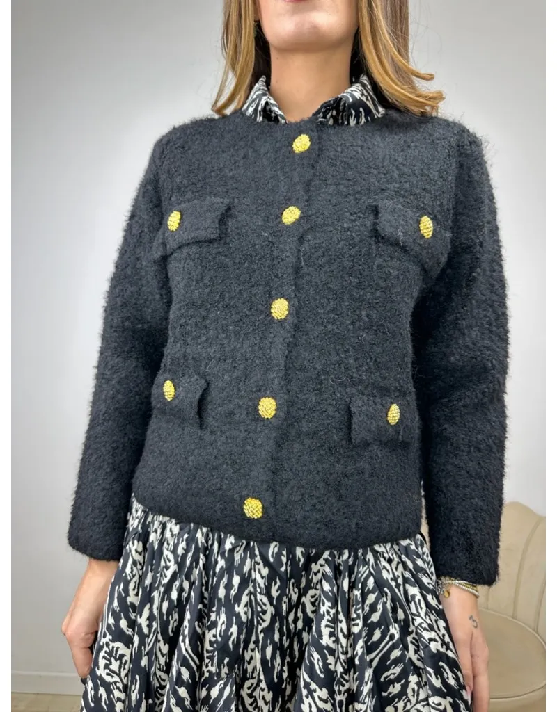 CARDIGAN GIOVY NERO