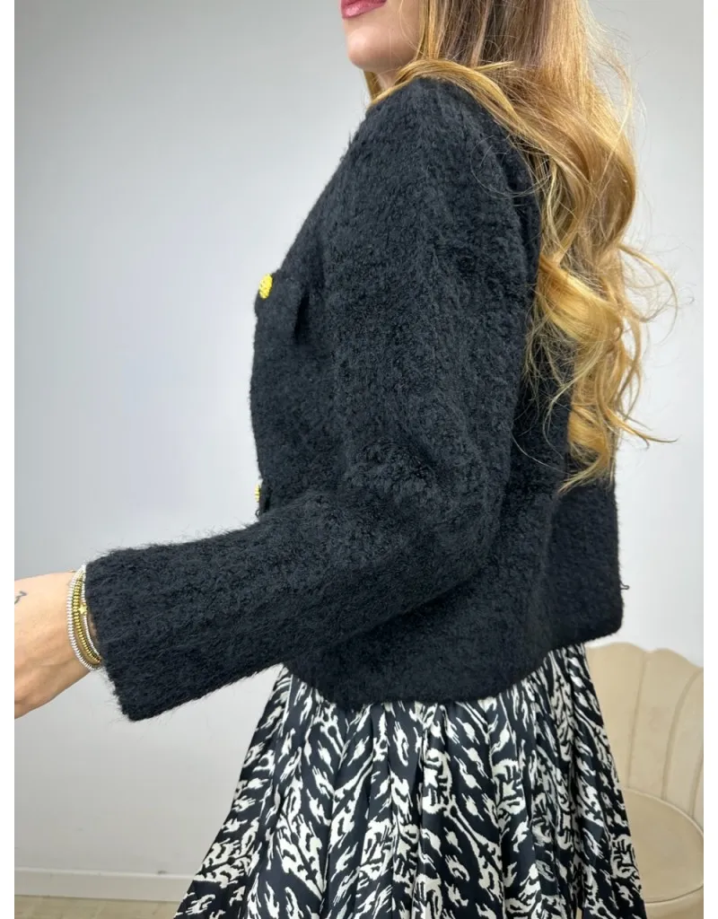 CARDIGAN GIOVY NERO
