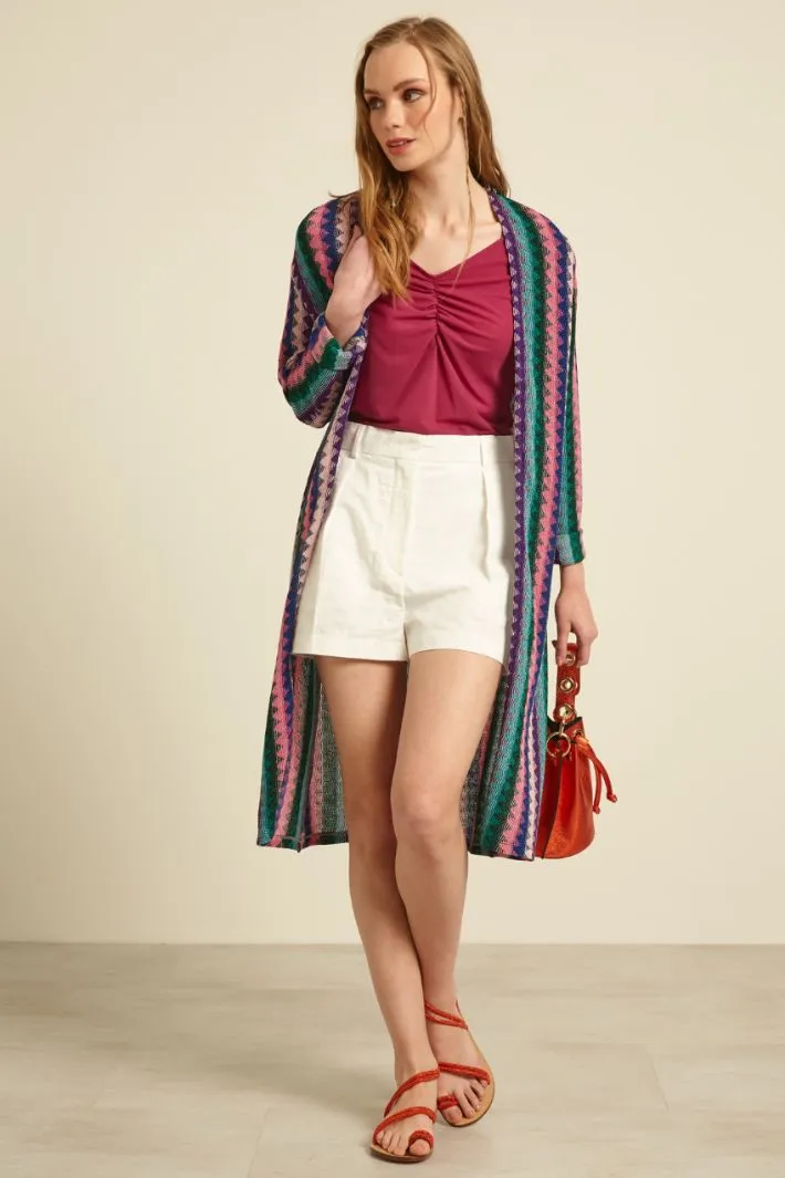 Cardigan in jersey